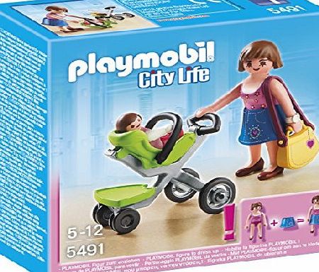 Playmobil City Life 5491 Mother with Infant Stroller