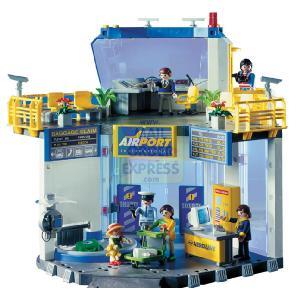 Playmobil City Life Airport Tower And Boarding Gate