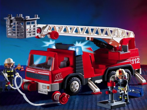 Playmobil City Life Rescue Ladder Truck