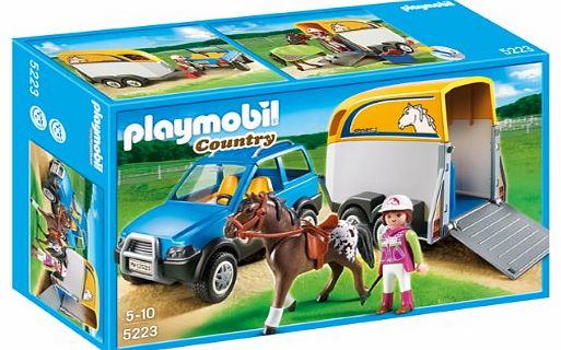 Playmobil Country 5223 SUV with Horse Trailer