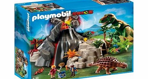 Playmobil Dinos 5230 Volcano with T-Rex