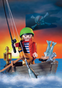 Playmobil - Pirate Row Boat 3937