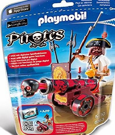 Playmobil  6163 Pirates - Red App cannon with pirates