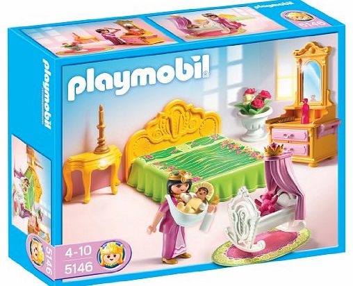 Playmobil Princess 5146 Bed Chamber with Cradle