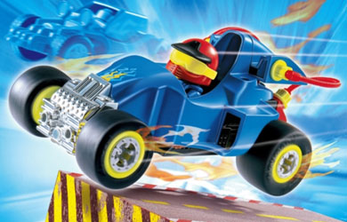 playmobil Racing Car Blue 4181