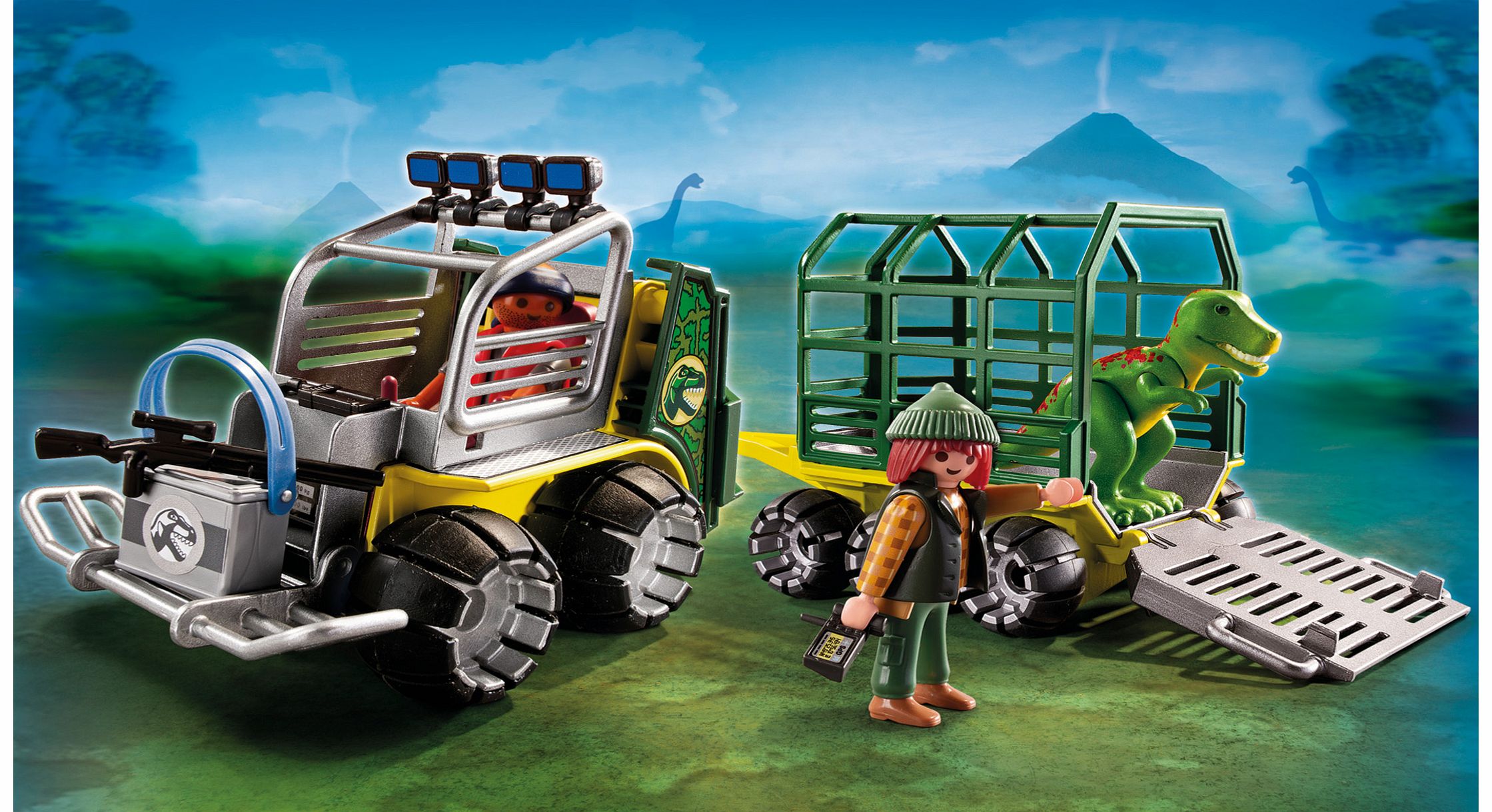 PLAYMOBIL Transport Vehicle With Baby T-Rex 5236