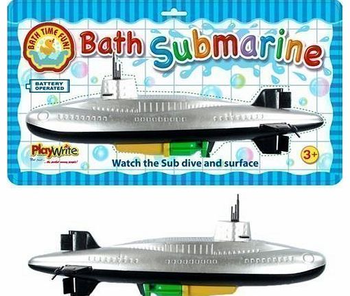Playwrite Childrens Bath Time Fun Scuba Wind Up Water Submarine Boat Toddler Toys