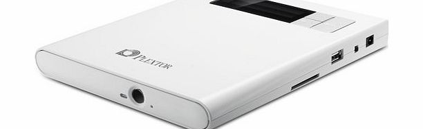 Plextor PX-650US PlexEasy 8x USB 2.0 CD/DVD Burner for iPhone/Android Device/Tablet PC/Camera/External Hard Drive - PC-Free