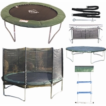 Family 10ft Trampoline + Enclosure + Cover