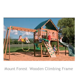 plum Mount Forest Wooden Climbing Frame