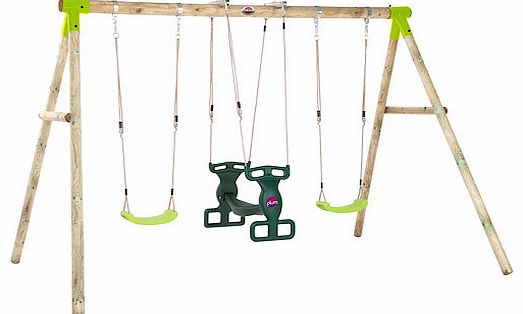 Vervet Wooden Pole Swing Set