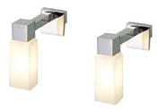 Plumbworld Source One Double Light Kit for Bathroom Mirrors