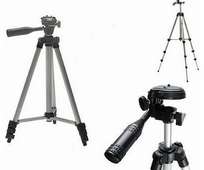 Lightweight Digital Camera Tripod + Tripod Carry Bag for Canon Ixus 1** 2** 3** 5** Series HS IS inc 125 HS, 132, 145, 150, 155, 240 HS, 255 HS, 265 HS - 2 Year Warranty