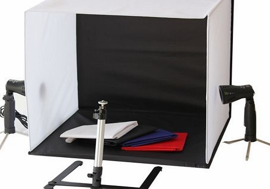 Portable 50 x 50 x 50 cm Camera Photo Studio Box Light Lighting Cube Tent Kit with Tripod Four Backdrop