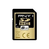 pny - Flash memory card - 8 GB - SDHC