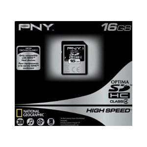 PNY 16GB Optima SD Card (SDHC) - Class 4