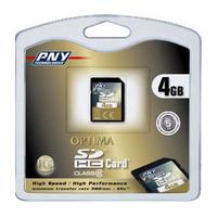 4GB SDHC ( Secure Digital High Capacity ) Class 4 Optima High-Speed 60x Card