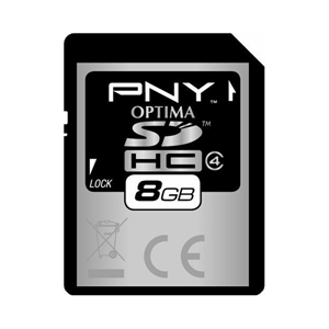 PNY 8GB Optima SD Card (SDHC) - Class 4