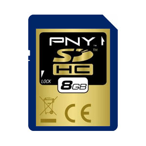PNY 8GB Premium SD Card (SDHC) - Class 4
