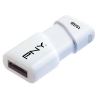 PNY Compact Attache 16GB USB Flash Drive (White)