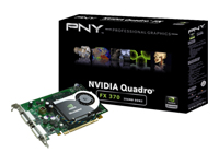 pny NVIDIA Quadro FX 370 - graphics adapter - Quadro FX 370 - 256 MB