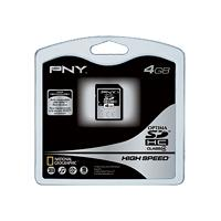pny Optima - Flash memory card - 4 GB - Class 4
