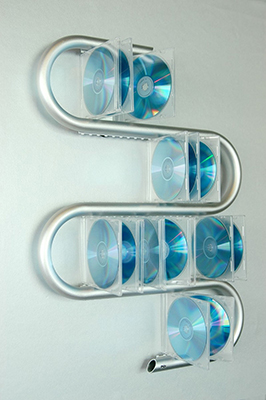 PO Snake CD Holder Is A Wall Mounted CD Holder With Space For Up To 48 CD`