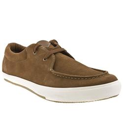 Male Hopkins Suede Upper Fashion Trainers in Tan