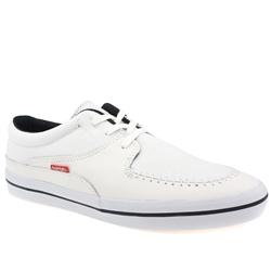 Pointer Male Pointer Debaser Leather Upper Fashion Trainers in White
