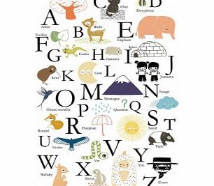 Annelore Parot ABC Poster `One size