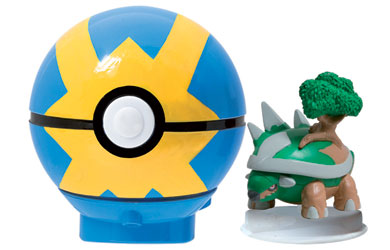 Diamond and Pearl - Spinning Figure and Pokeball Launcher - Torterra