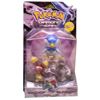 Pokemon Multipack - Machop and Piplup and Buneary