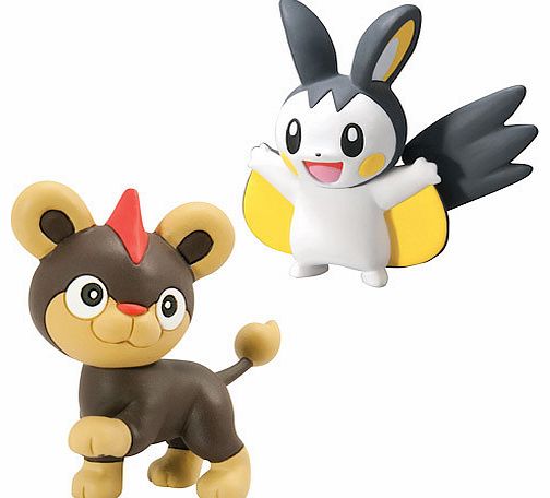 Pokemon XY Double Figure Pack - Litleo vs Emolga