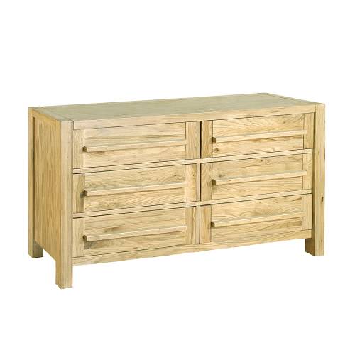 Poland Oak 3+3 Chest of Drawers
