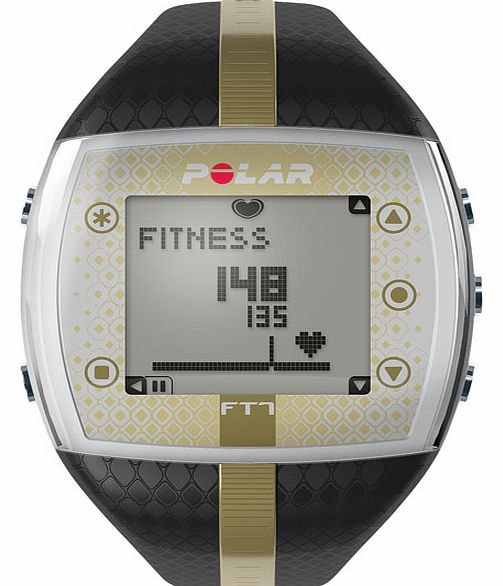 FT7F Heart Rate Monitor - Black/Gold