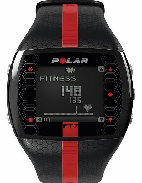 Polar FT7M Heart Rate Monitor - Black/Red 90037103