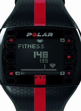 POLAR  FT7M Heart Rate Monitor and Sports Watch - Black/Red