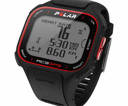 Polar RC3 GPS Black with Altitude and HR BIKE