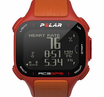 Polar RC3 GPS Red/Orange WITH HR