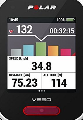 Polar V650 Cycling Computer with Heart Rate Monitor