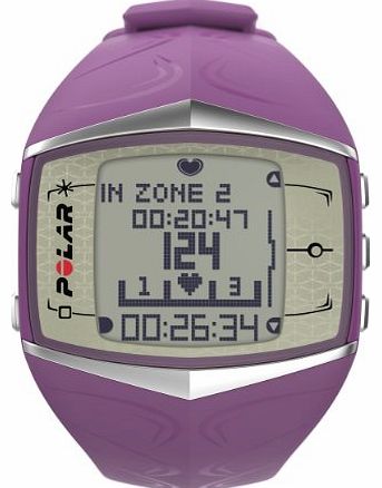 Womens FT60 Heart Rate Monitor and Sports Watch - Purple