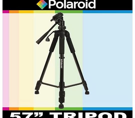 Polaroid 145 Cm Photo / Video Tripod Includes Deluxe Tripod Carrying Case For The Nikon Digital Slr Cameras
