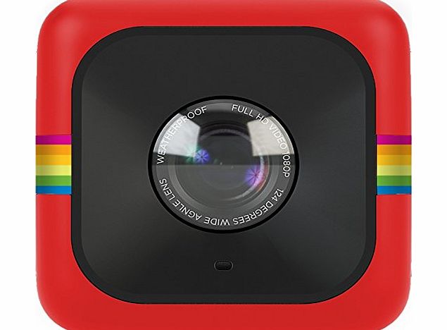 Polaroid Cube Lifestyle Action Camera (2MP) - Red