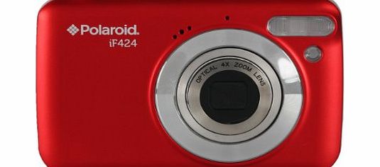 Polaroid HD Digital Camera - Red (14MP, 4x Optical Zoom, 4x Digital Zoom, SD Card Slot) 2.4 inch LCD