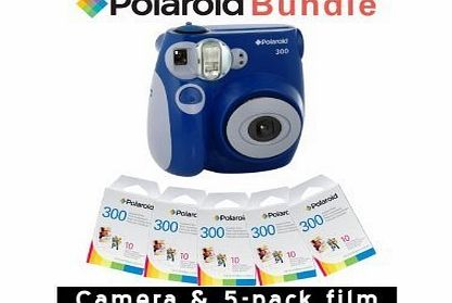 PIC-300 Instant Camera in Blue + Accessory Kit