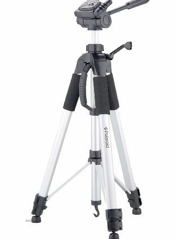 Polaroid PLTRI72 184 cm Tripod with Extra Quick-Release Plate and Carrying Case for Digital Cameras and Camcorders - Silver