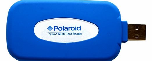 Polaroid Rubberized High Speed 72 In 1 Reader / Writer