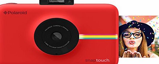 Polaroid Snap Touch Instant Print Digital Camera With LCD Display (Red) with Zink Zero Ink Printing Technology