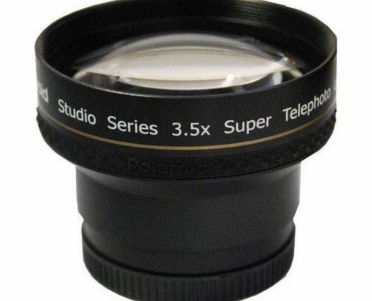 Polaroid Studio Series 37mm 3.5X Super Telephoto Lens, Includes Lens Pouch and Cap Covers