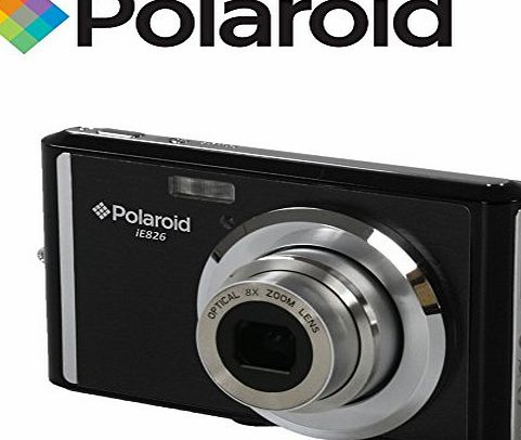 Polaroid Ultra Compact Digital camera 18 MegaPixel Polaroid IE826 (18MP 8x Optical Zoom, Li-Ion Battery, 2.4`` Screen) (Purple)